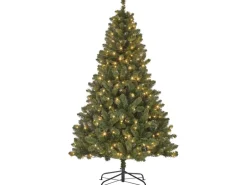 Künstlicher Weihnachtsbaum LED Tannenbaum Tramso 240 cm Kunsttanne Grün
