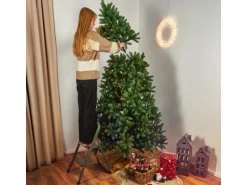 Künstlicher Weihnachtsbaum LED Tannenbaum Tramso 240 cm Kunsttanne Grün