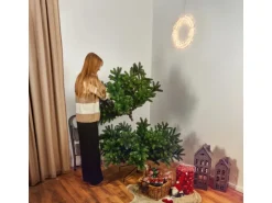Künstlicher Weihnachtsbaum LED Tannenbaum Tramso 240 cm Kunsttanne Grün