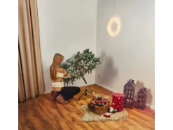 Künstlicher  Weihnachtsbaum Tannenbaum  Blavand 210 cm Kunsttanne mit Schnee