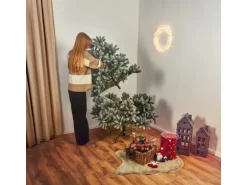 Künstlicher  Weihnachtsbaum Tannenbaum  Blavand 210 cm Kunsttanne mit Schnee