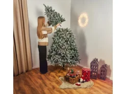 Künstlicher  Weihnachtsbaum Tannenbaum  Blavand 210 cm Kunsttanne mit Schnee