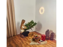 Künstlicher Weihnachtsbaum LED Tannenbaum Tramso 215 cm Kunsttanne Grün