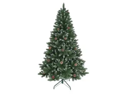 Künstlicher Weihnachtsbaum Tannenbaum Blavand 180 cm Kunsttanne mit Schnee
