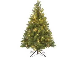 Künstlicher Weihnachtsbaum LED Tannenbaum Nagano 120 cm Kunsttanne Grün