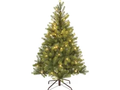 Künstlicher Weihnachtsbaum LED Tannenbaum Nagano 120 cm Kunsttanne Grün