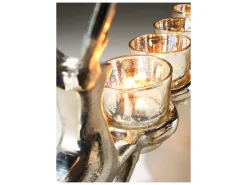 Kobolo Edler Kerzenhalter verziert mit zwei Rentieren für 4 Teelichter