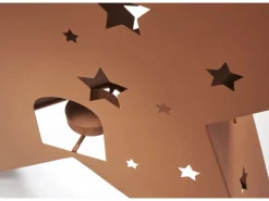 Kobolo Kerzenhalter Teelichthalter Laterne Deko STAR Rostoptik XL