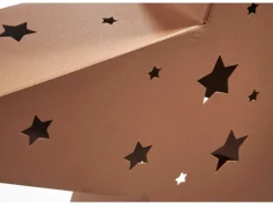 Kobolo Kerzenhalter Teelichthalter Laterne Deko STAR Rostoptik XL