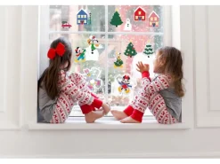 Komar Fenstersticker-Set Mickey Mouse Joyful 30 cm x 30 cm 13 Stück