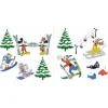 Komar Fenstersticker-Set Mickey Mouse Snowland 30 cm x 30 cm 12 Stück