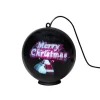Konstsmide 3D Hologrammkugel "Merry Christmas" 2 h Timer 64 Dioden Innen (USB)