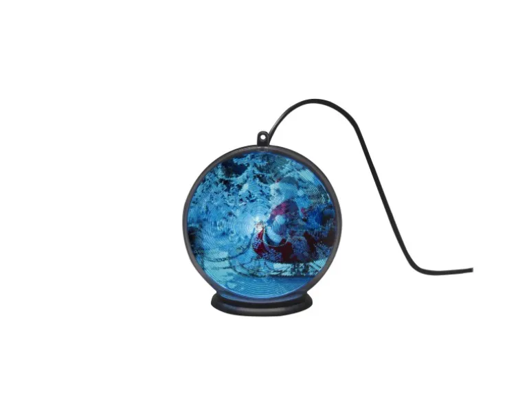 Konstsmide 3D Hologrammkugel Winterlandschaft 2 h Timer 42 Dioden Innen (USB)