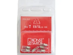 Konstsmide Ersatzbirne 12 V 6 Stück klar Warmweiß