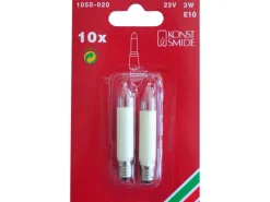 Konstsmide Ersatzbirne 23 V 3 W 2 Stück klar Warmweiß