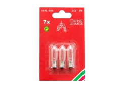 Konstsmide Ersatzbirne für 7-flammige Holzleuchter Klar