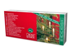 Konstsmide Kerzen-Lichterkette 20 Lichter Gold Gefrostet