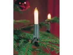 Konstsmide Kerzen-Lichterkette 15 Lichter Klar