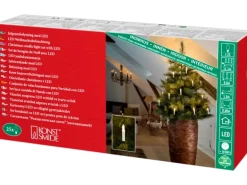 Konstsmide LED Baum Lichterkette 25 warmweiße Topbirnen 230 V innen
