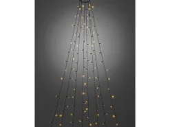 Konstsmide LED Baummantel mit Ring 400 bernsteinfarben LEDs innen und außen