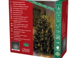 Konstsmide LED Baummantel mit Ring 200 bernsteinfarbene LEDs innen