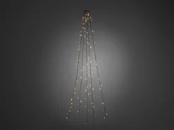 Konstsmide LED Baummantel mit Ring 200 bernsteinfarbene LEDs innen