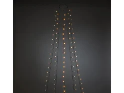 Konstsmide LED Baummantel mit Ring Ø 11, 5 cm 50 Bernsteinfarbene Dioden