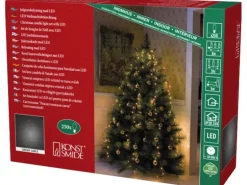 Konstsmide LED Baummantel mit Ring 250 bernsteinfarbene LEDs innen