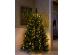 Konstsmide LED Baummantel mit Ring 250 bernsteinfarbene LEDs innen