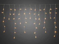 Konstsmide LED Eisregen Lichtervorhang 200 Lichter Bernsteinfarben 24 V