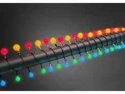 Konstsmide LED Globelichterkette Rund 80 Groß&Klein Bunt