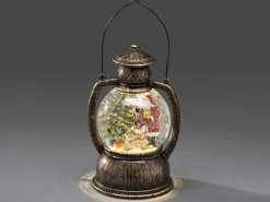 Konstsmide LED Kugellaterne Rund Warmweiß Weihnachtsmann