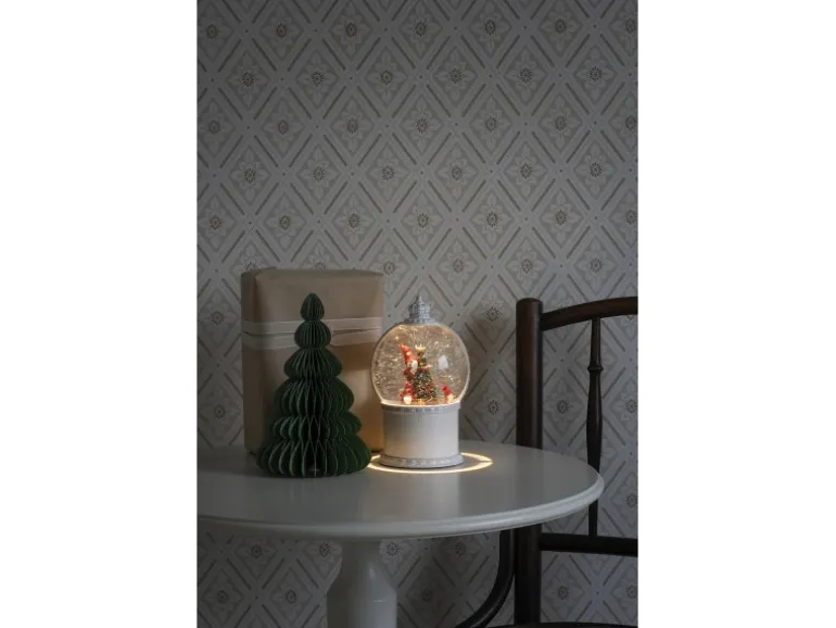 Konstsmide LED Kugellaterne Santas Weiß 1 Warm-Weiße Diode