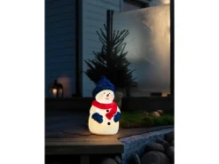 Konstsmide LED Kunststoffschneemann 4 Dioden Warmweiß