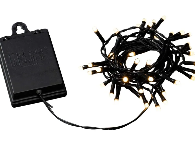 Konstsmide LED Lichterkette mit Timer 40 Dioden Warmweiß