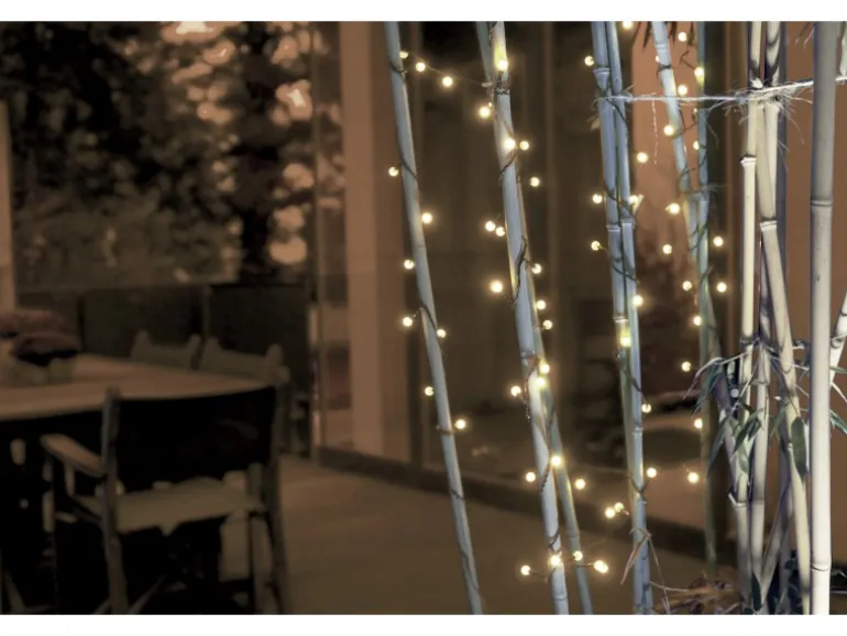 Konstsmide LED Lichterkette Globes 80 warmweiße LEDs innen und außen