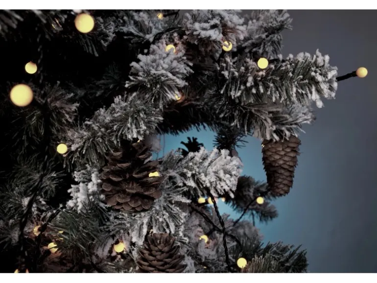 Konstsmide LED Lichterkette Globes 80 warmweiße LEDs innen und außen