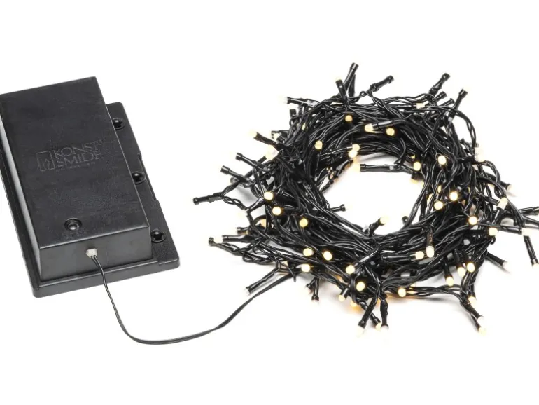 Konstsmide LED Lichterkette mit an/aus Schalter 120 gefrostete Dioden Außen IP44