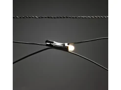 Konstsmide LED Lichternetz gefrostete Dioden mit Lichtsensor und Timer Außen