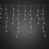 Konstsmide LED Lichtervorhang Eisregen Globes 400 warmweiße LEDs innen und außen