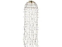 Konstsmide LED Lichtervorhang "Qualle" Schwarz 400 Warm-Weiße Dioden Außen IP44