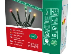 Konstsmide LED Microkette 50 Lichter Bunt 24 V