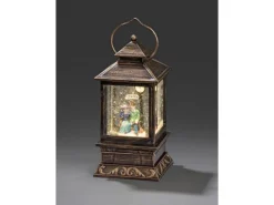 Konstsmide LED Schneelaterne mit Pärchen wassergefüllt 1 warmweiße LED innen