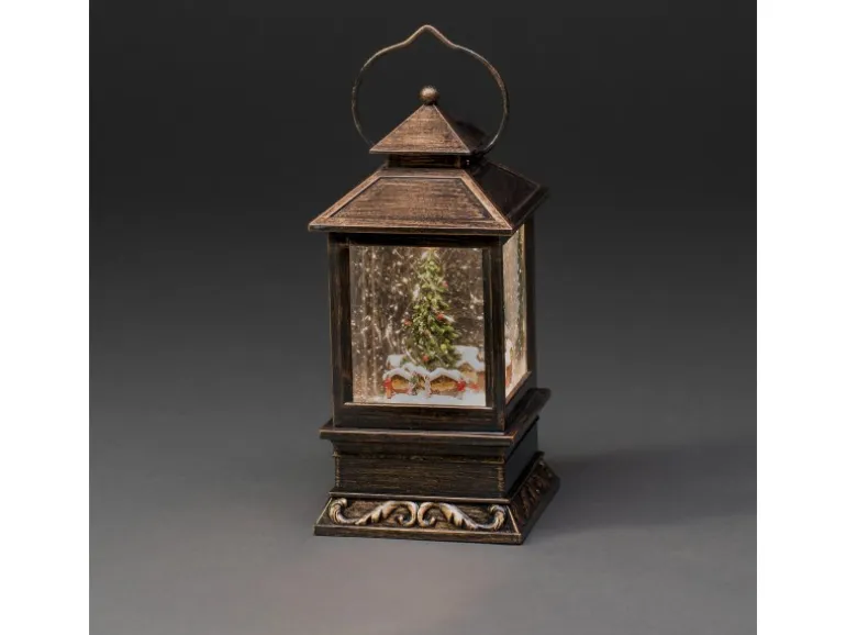 Konstsmide LED Schneelaterne Weihnachtsmarkt 1 LED Warmweiß