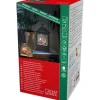 Konstsmide LED Schneelaterne Weihnachtsmann im Schlitten 1 LED Warmweiß