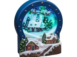 Konstsmide LED Szenerie Dorf Glas 9 Lichter Bunt