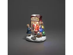Konstsmide LED Szenerie Weihnachtsmann in Telefonzelle