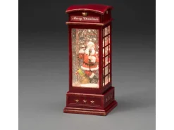 Konstsmide LED Telefonzelle mit Weihnachtsmann 1 LED Warmweiß