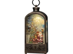 Konstsmide LED Wasserlaterne "Santa und Baum" 1 Diode Innen Batteriebetrieben