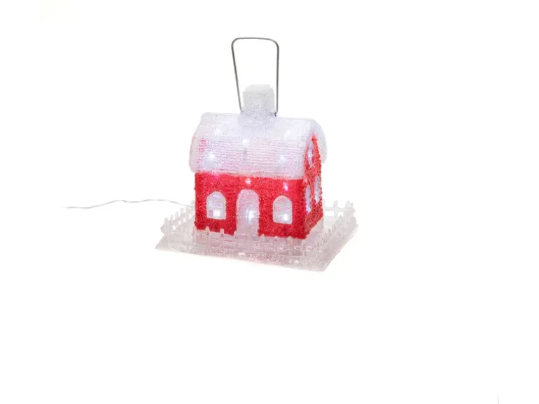 Konstsmide LED-Acryl Vogelhaus 32 kaltweiße LED für Außen